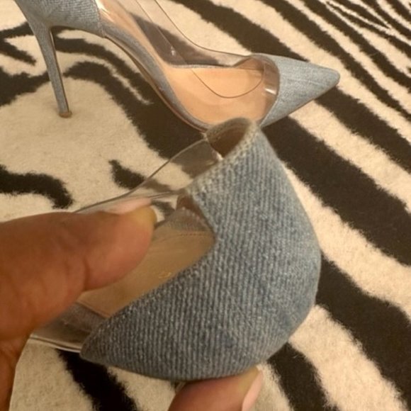 Denim GIANVITO ROSSI Pumps (10.5) - Picture 9 of 14